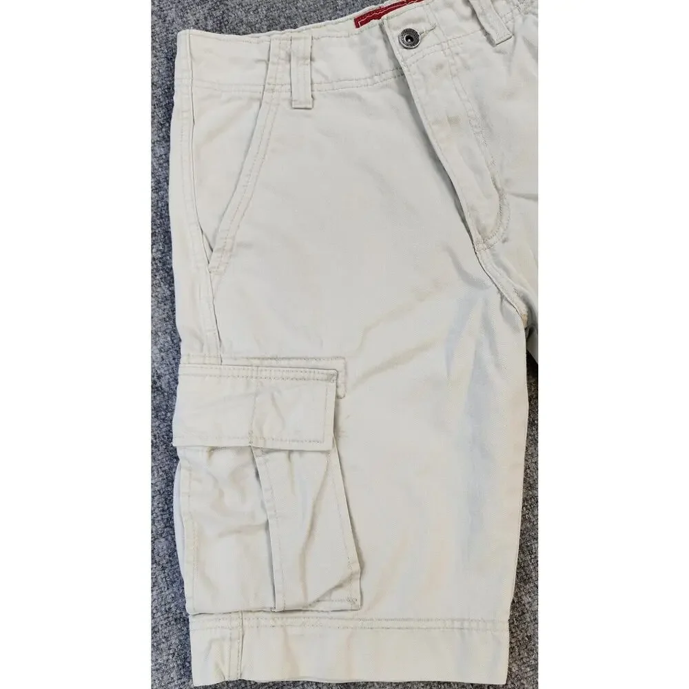 Levis Cargo Shorts Mens 29 White 10.5